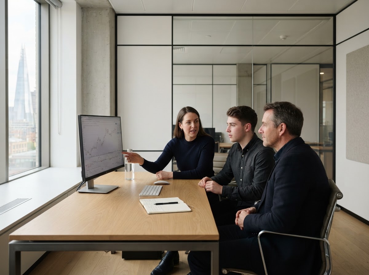 Veerhelm Trading analysts reviewing algorithmic allocation logic